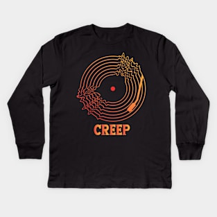 CREEP (RADIOHEAD) Kids Long Sleeve T-Shirt